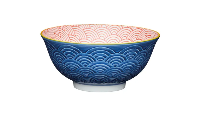 KitchenCraft Blue Arched Bowl