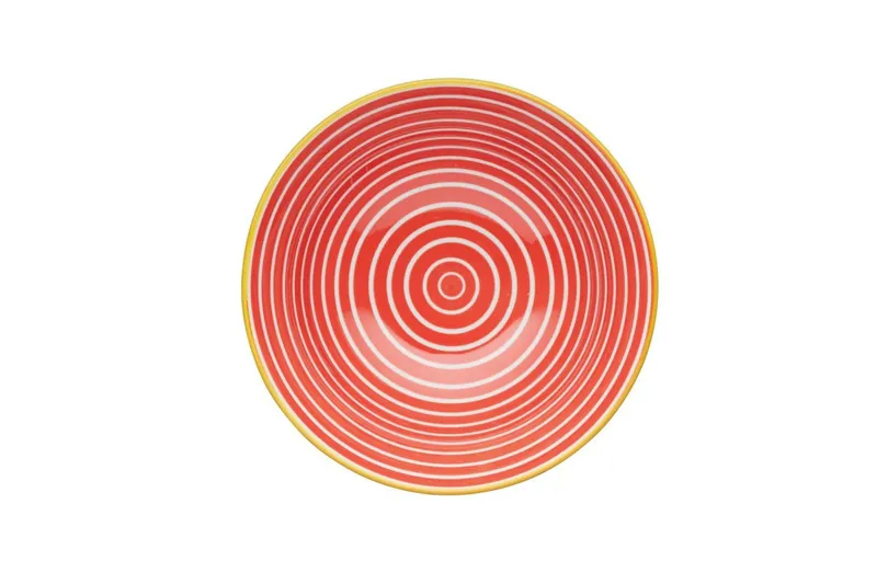 Kitchencraft Colourful Mix and Match Bowl Black and Red Spots-1