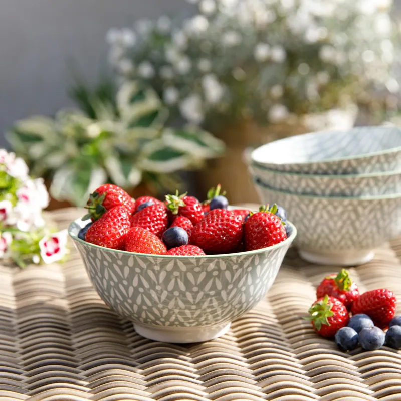 Kitchencraft Colourful Mix and Match Bowl Light Grey-2