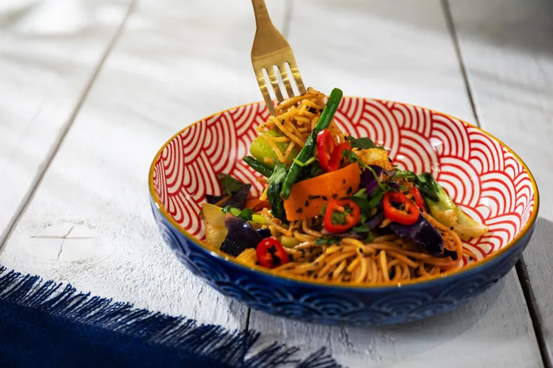 Kitchencraft Pasta Bowl Blue Arc-2