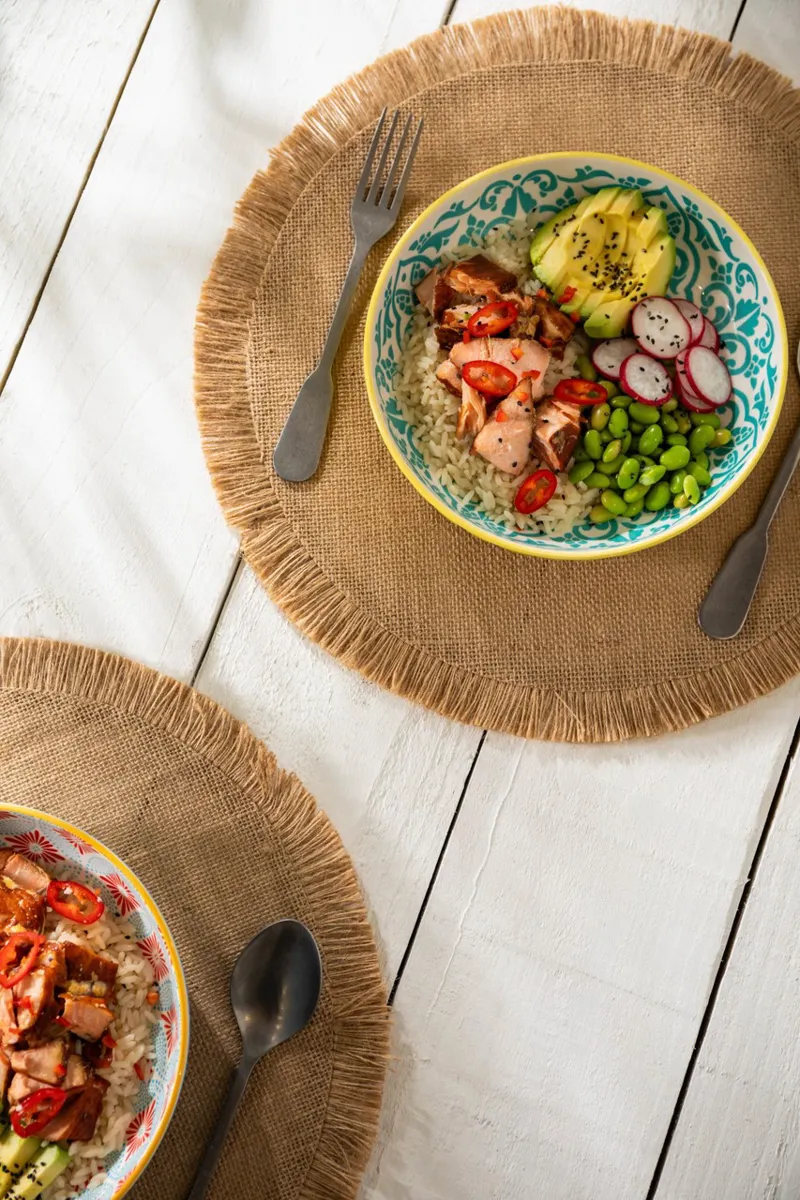 Kitchencraft Pasta Bowl Yellow Blue Geometric-2