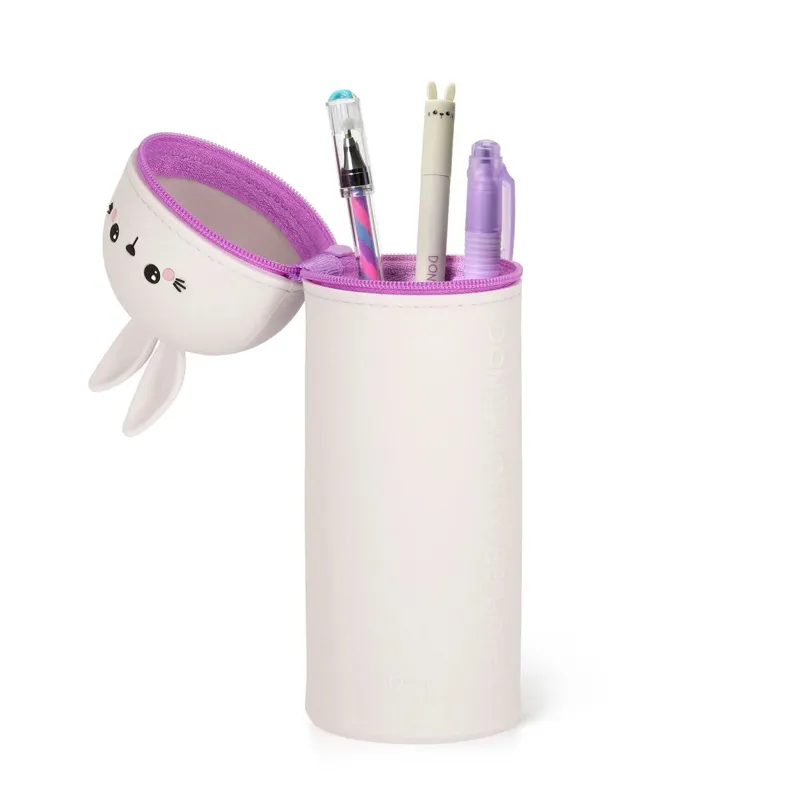 Legami Kawaii 2 in 1 Silicone Pencil Case Bunny-1