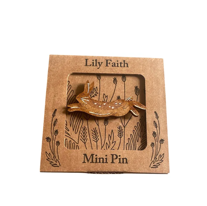 Lily Faith Hare Pin Brooch