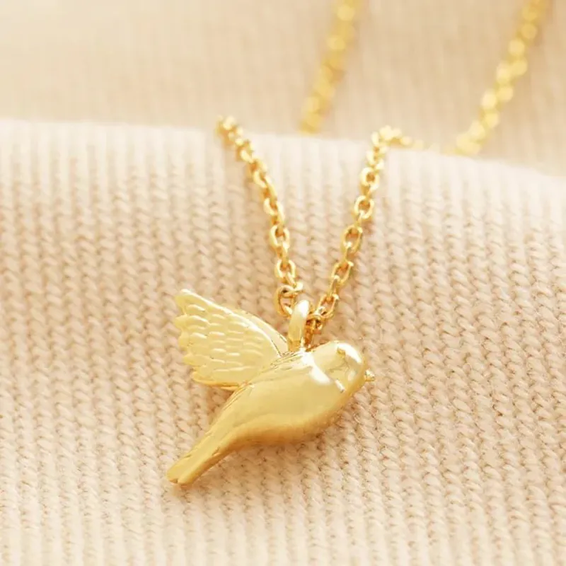 Lisa Angel Delicate Bird Necklace