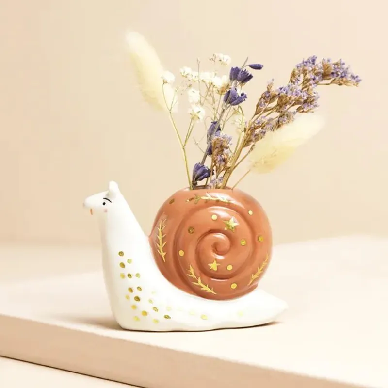 Lisa Angel Tiny Bud Vase - Snail