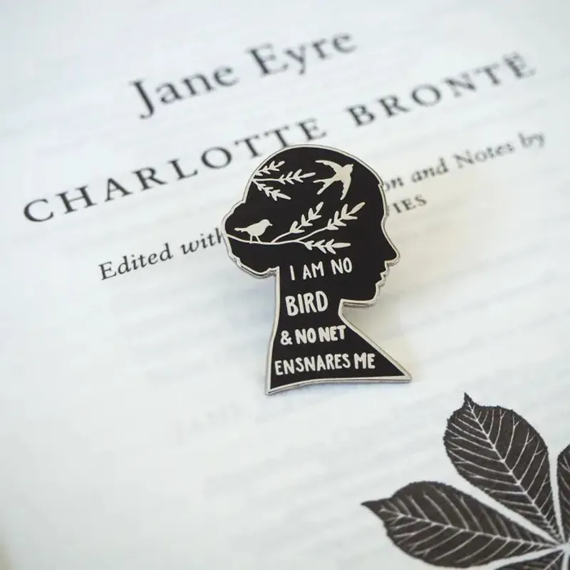 Literary Emporium Jane Eyre Bronte Pin-1