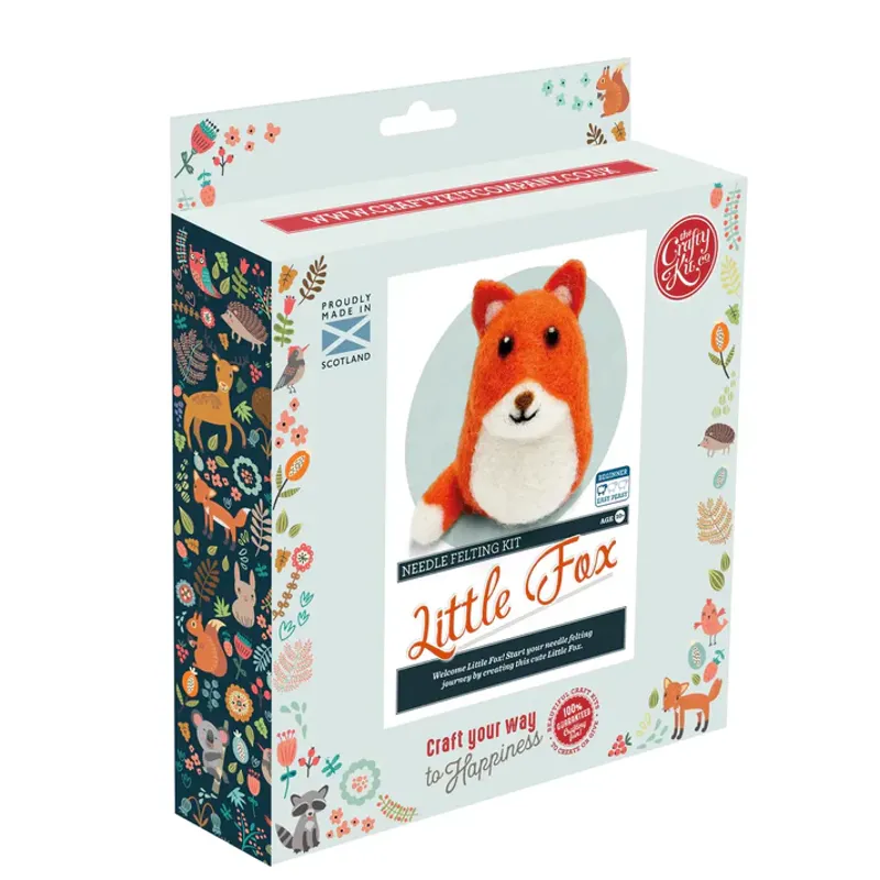 Crafty Kit Company Little Fox Felting Kit