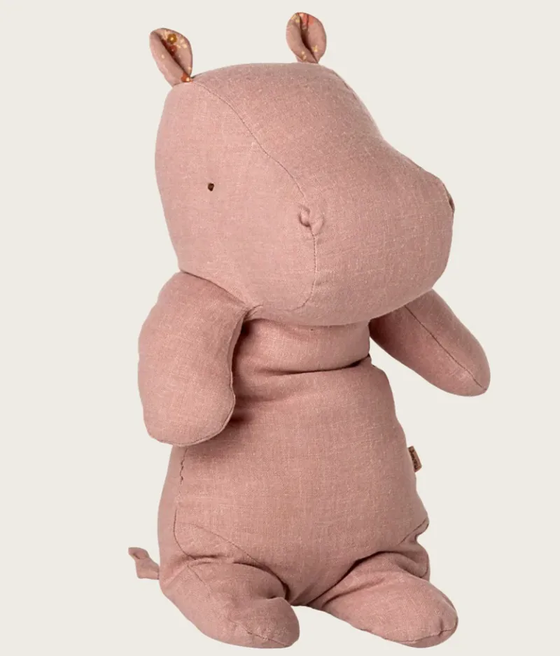 Maileg Safari Friends Medium Rose Hippo