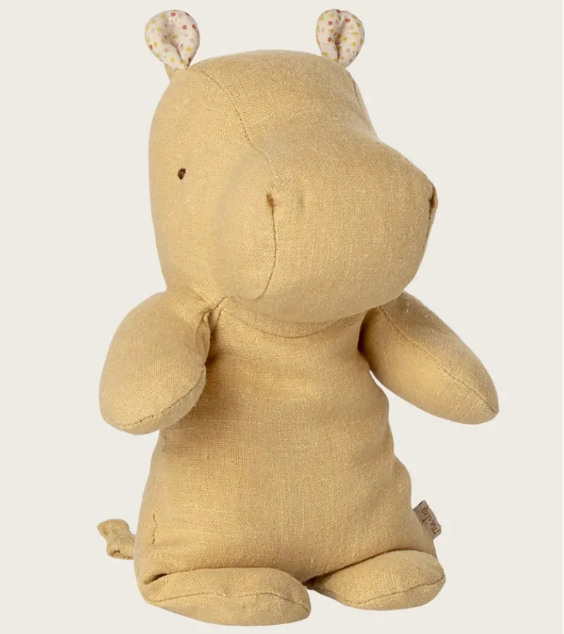 Maileg Safari Friends Small Yellow Hippo