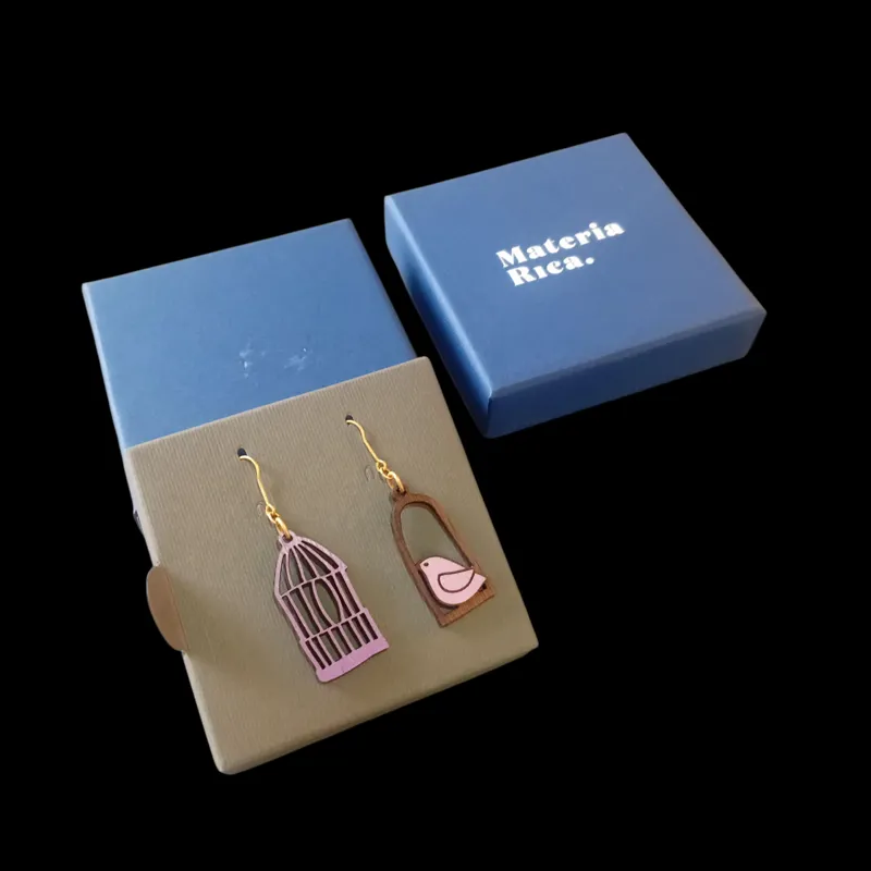 Materia Rica Violet Freedom Earrings