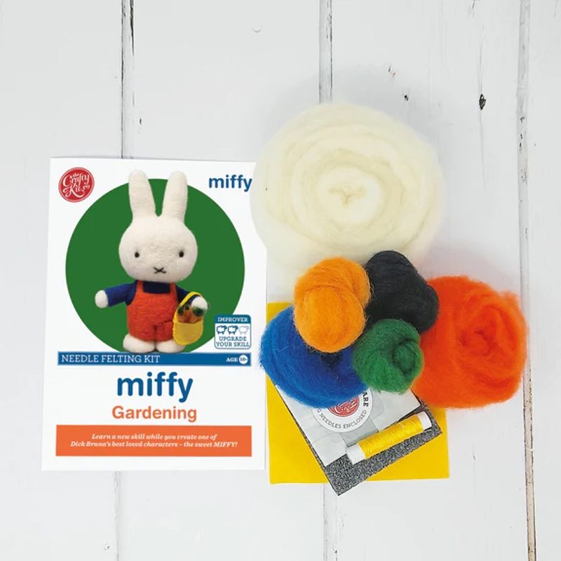 Crafty Kit Company Miffy Gardening Felting Kit-2