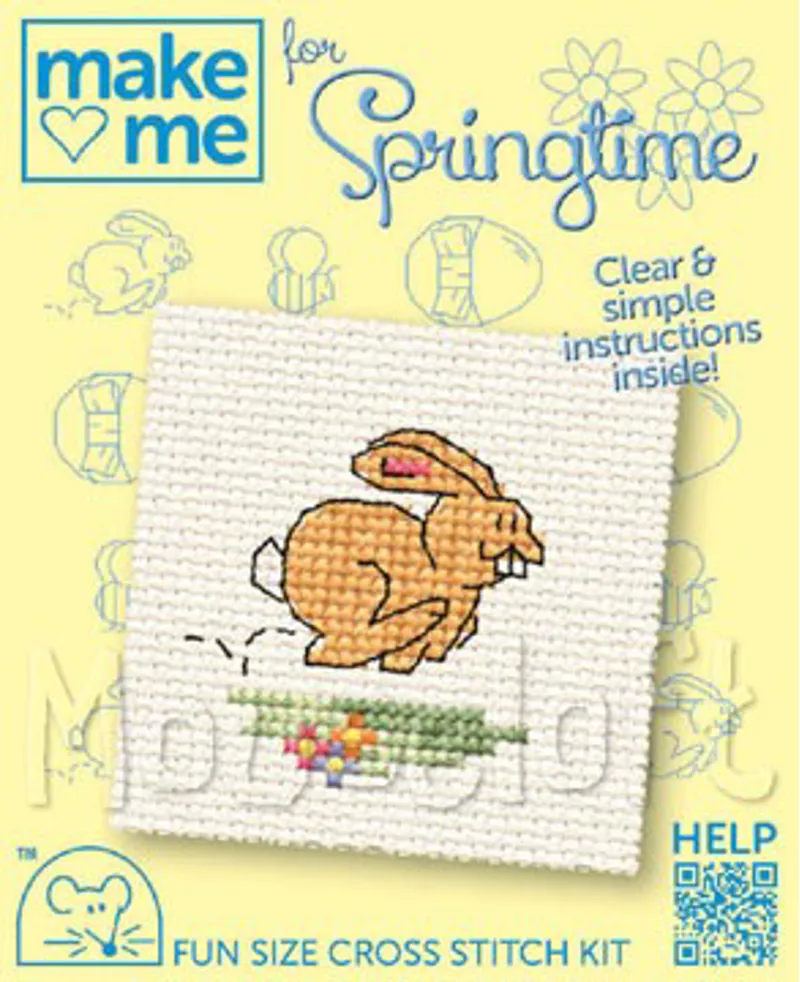 Mouseloft Springtime Cross Stitch Kit - Bunny