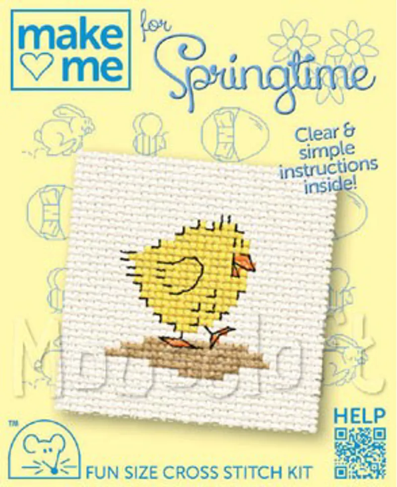 Mouseloft Springtime Cross Stitch Kit - Chick