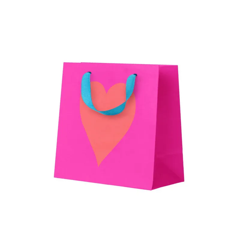Ohh Deer Neon Heart Small Gift Bag