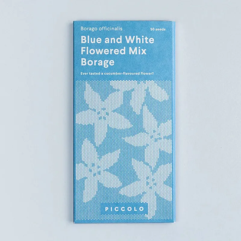 Piccolo BORAGE Blue and White Flowered Mix