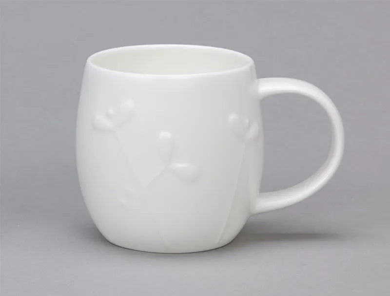 Repeat Repeat Plum Bone China Mug Cress