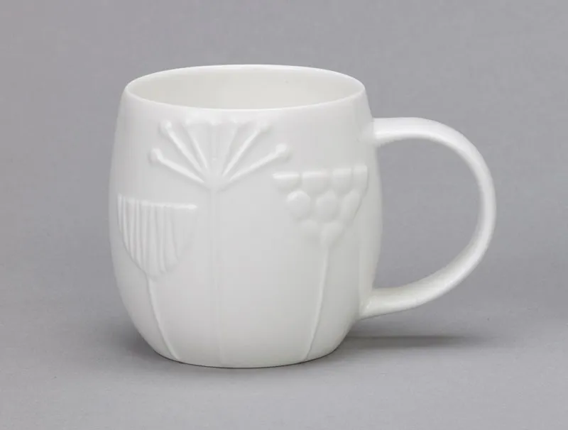 Repeat Repeat Plum Bone China Mug Meadow