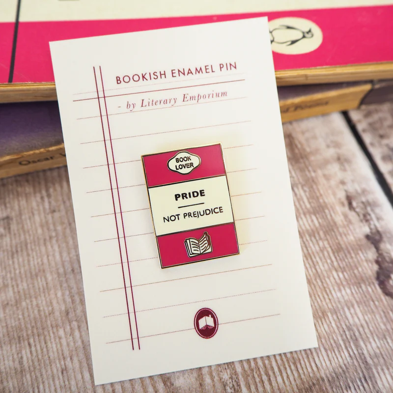 Literary Emporium Pride Not Prejudice Pin-1