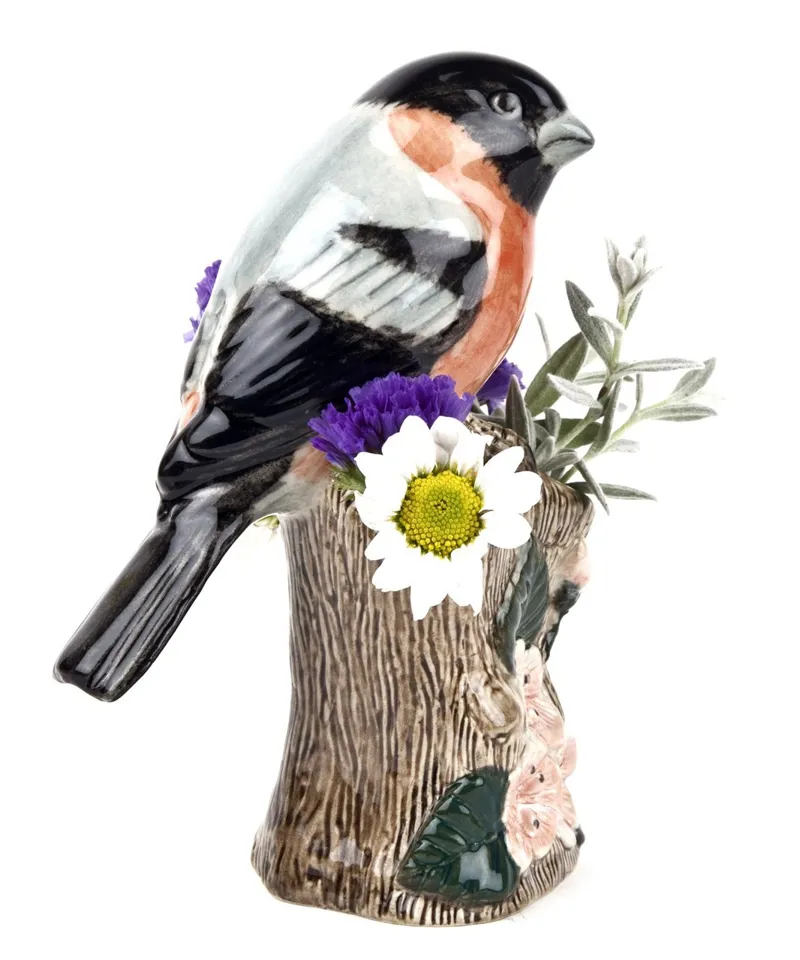 Quail Bud Vase Bullfinch