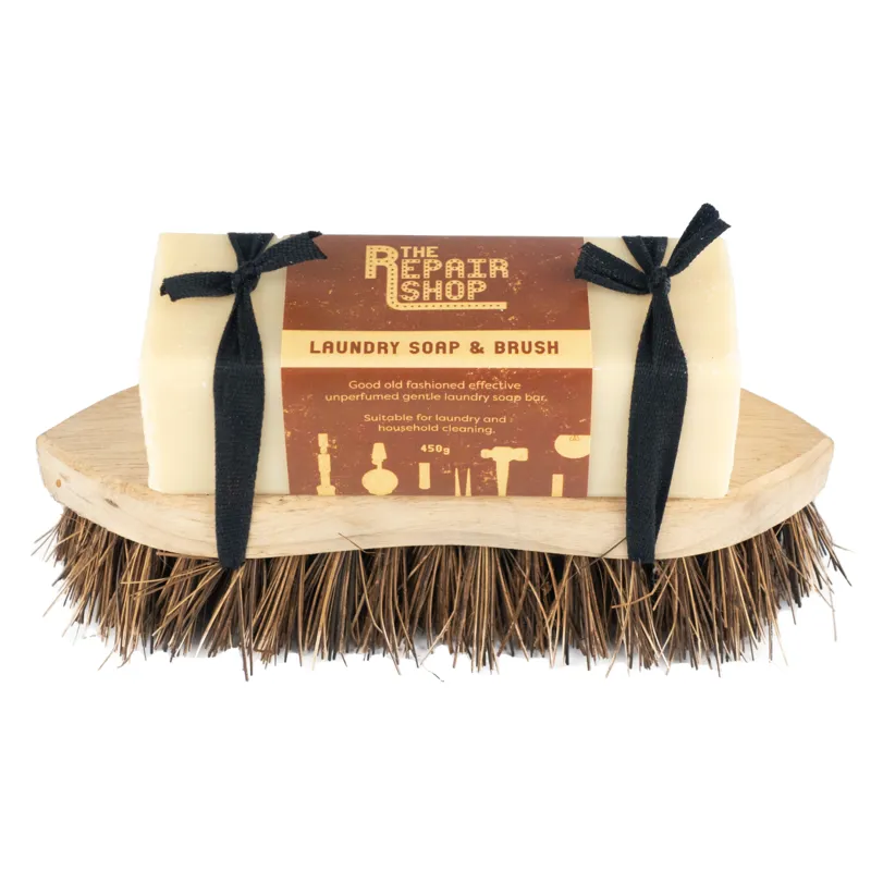 The Repair Shop Laundry Soap and Brush