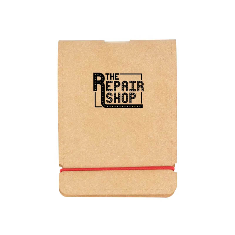 The Repair Shop Recycled Leather Notebook and Pencil