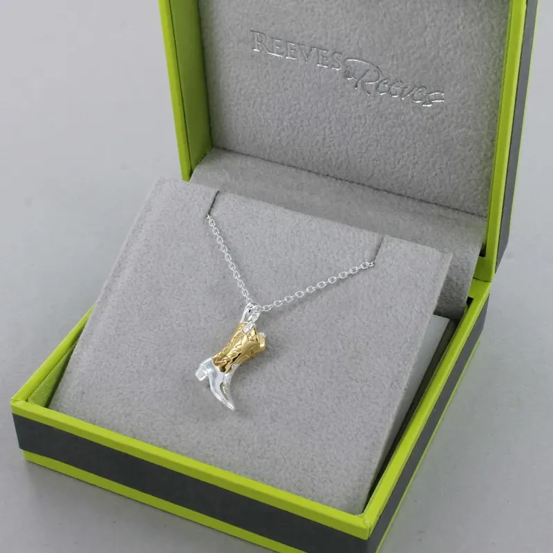 Reeves and Reeves Cowboy Boot Necklace-1