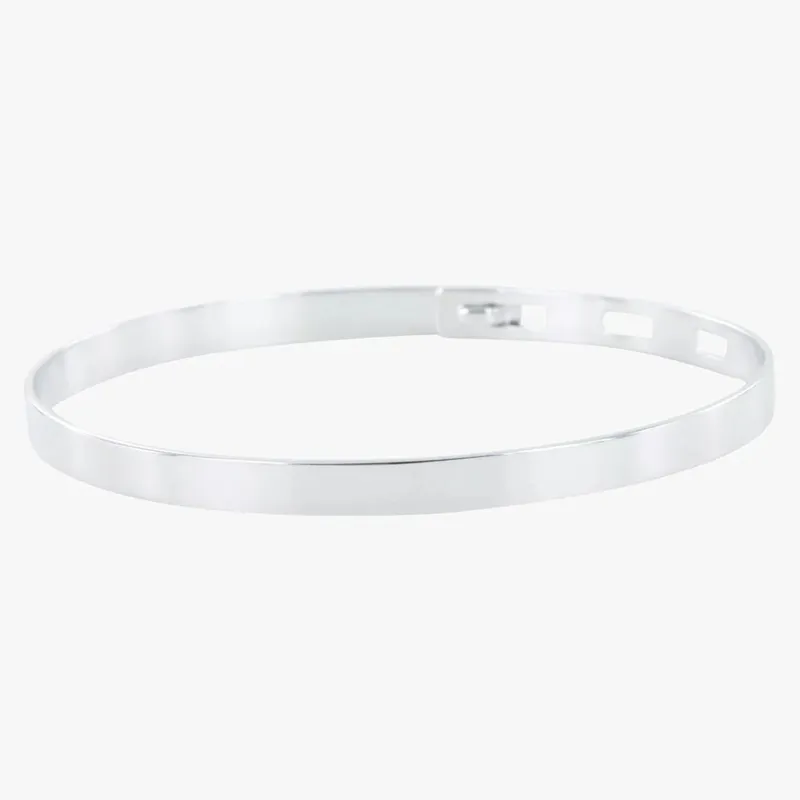Reeves and Reeves Engraveable Bangle Silver