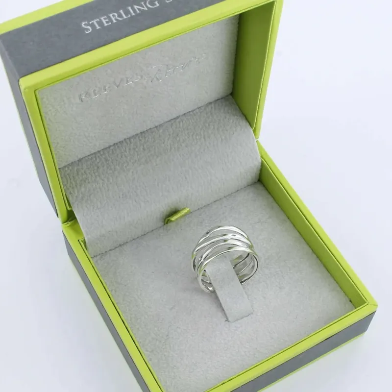 Reeves and Reeves Four Line Dotted Ring-1