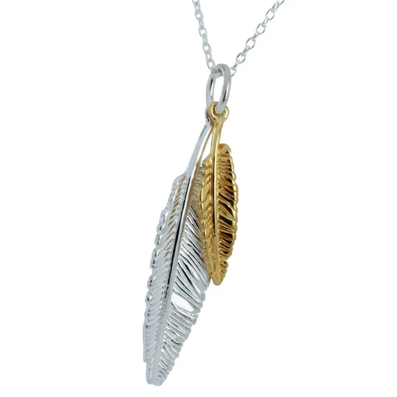 Reeves and Reeves Plumage Necklace Gold