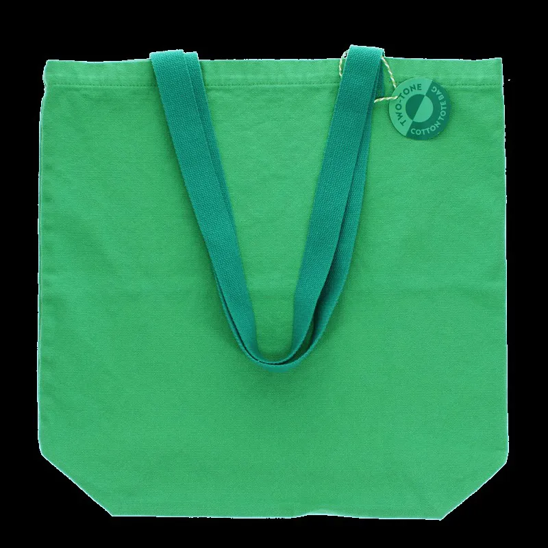 Rex Two Tone Tote Bag Green-1