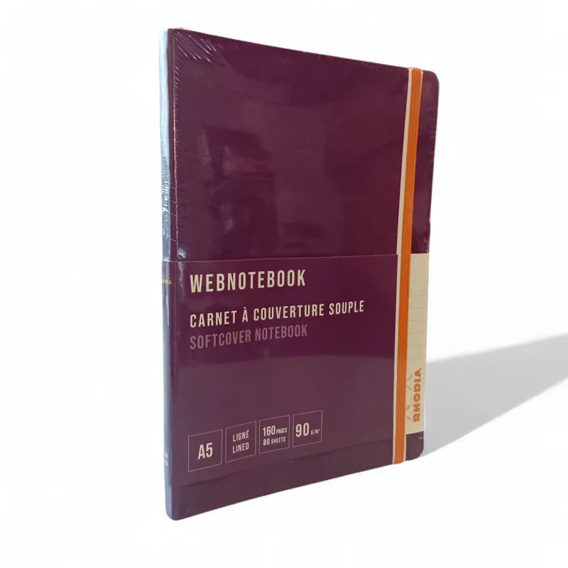 Rhodia A5 Softcover - Purple Lined