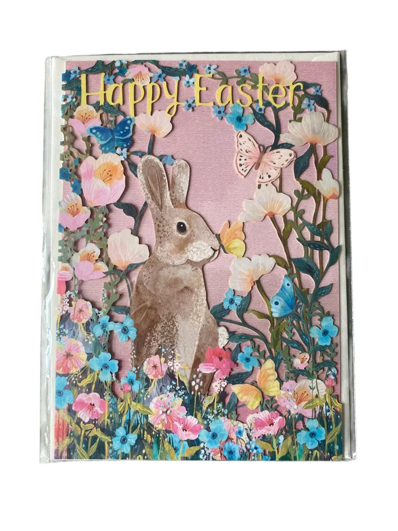 Roger La Borde Easter Bunny Dreamland Lasercut Card