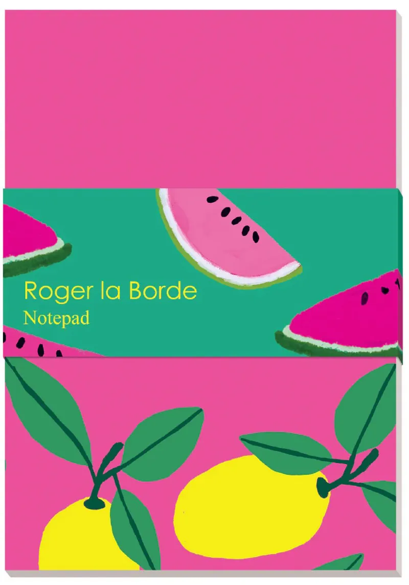 Roger La Borde Notepad - Cute Fruit
