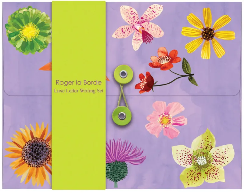 Roger La Borde Writing Set - Floral Supernova
