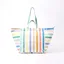 Roka Marylebone Tote Cotton Canvas Pastel Multistripe