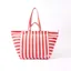 Roka Marylebone Tote Cotton Canvas Strawberry Stripe