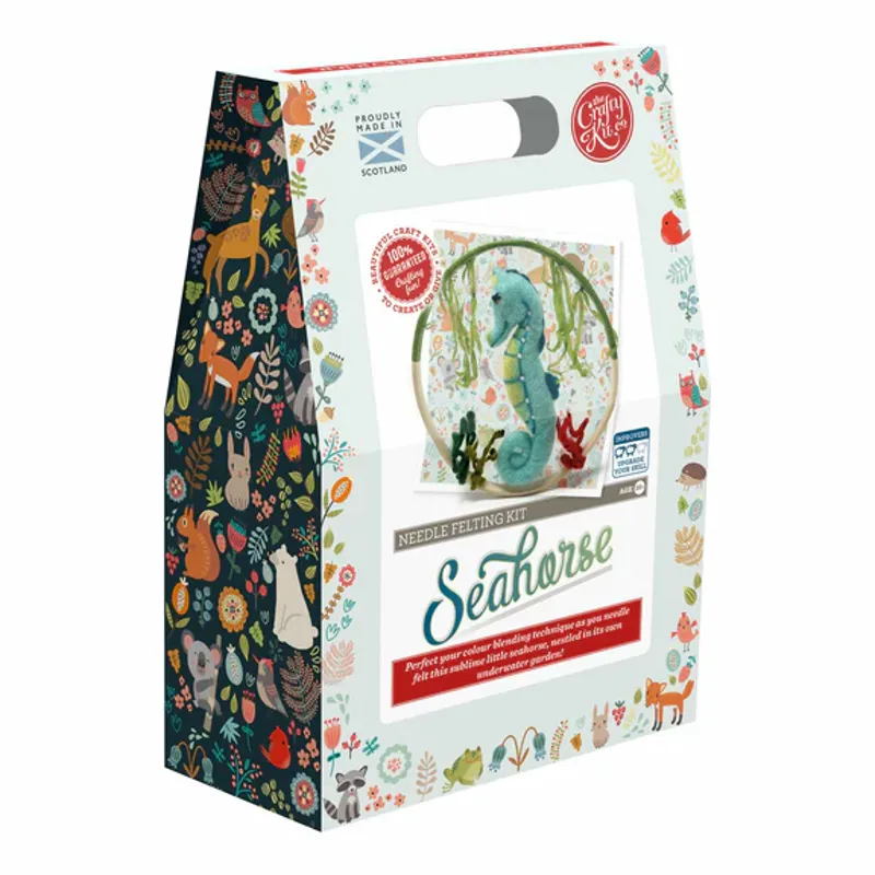 Crafty Kit Company Seahorse Felting Kit
