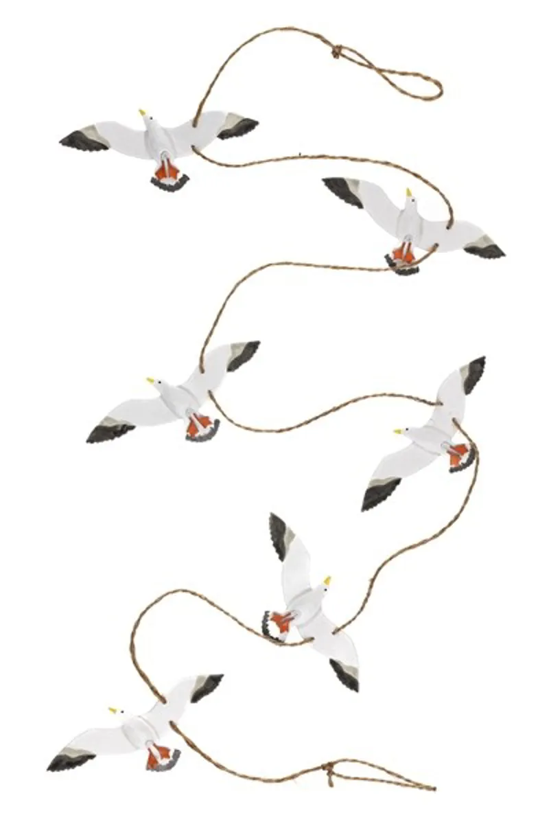 Shoeless Joe Soaring seagulls Garland