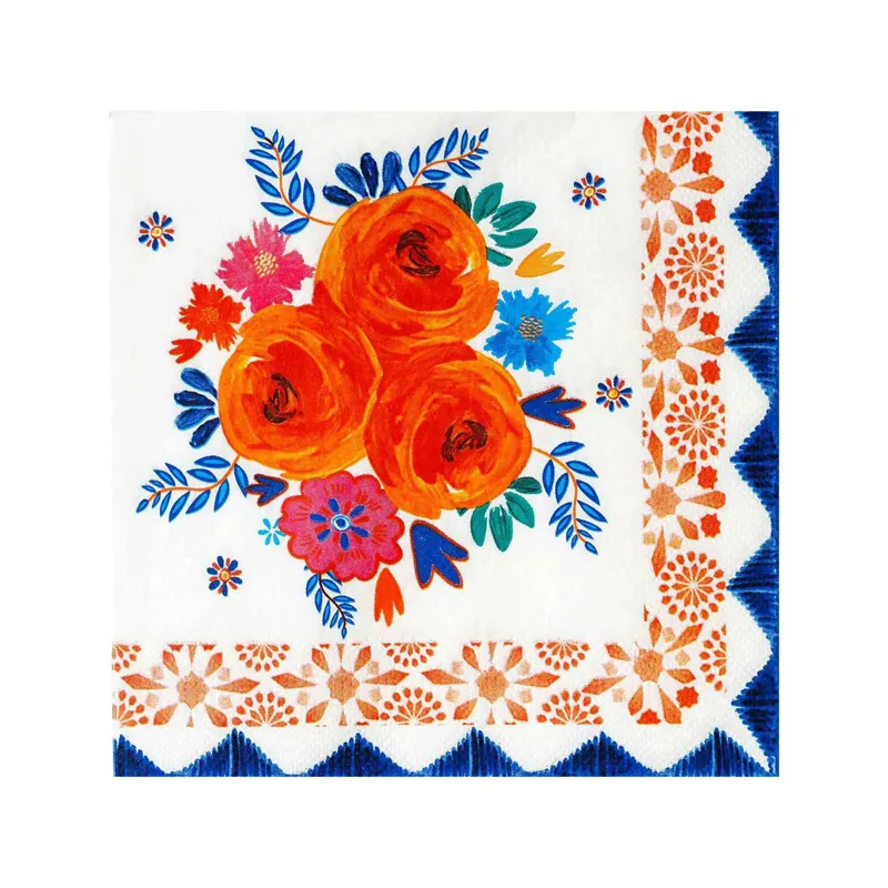 Talking Tables Boho Spice Floral Napkins
