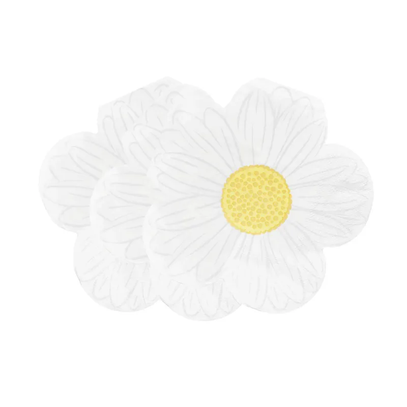 Talking Tables Mellow Daisy Paper Napkins-2
