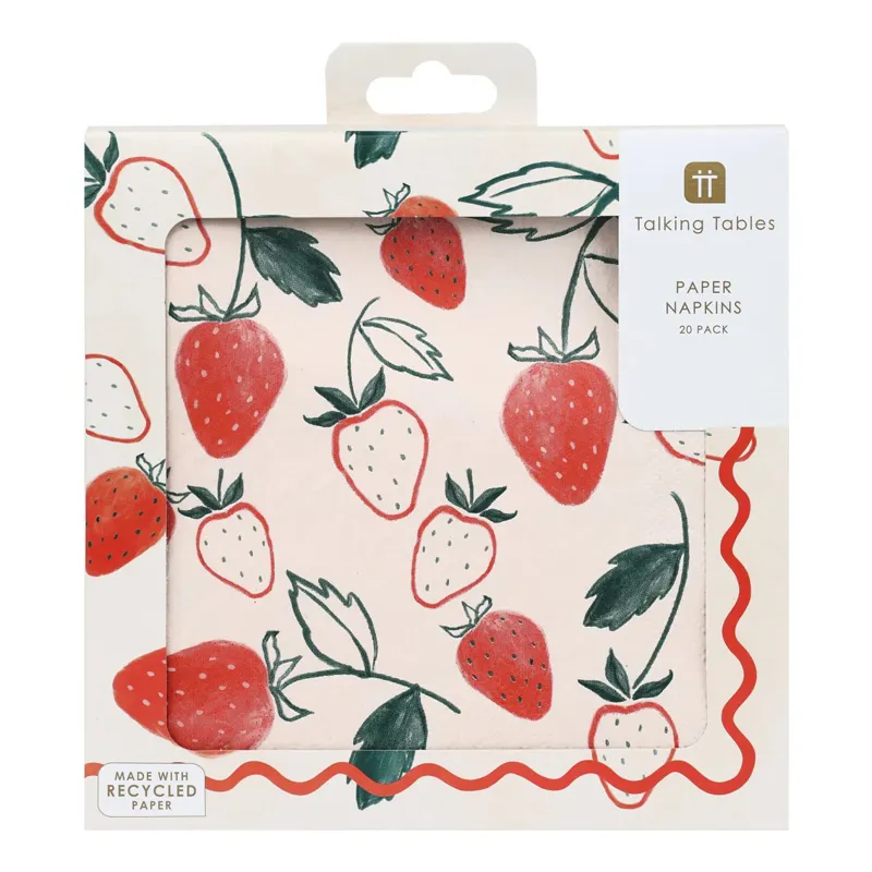 Talking Tables Strawberry Napkins 2
