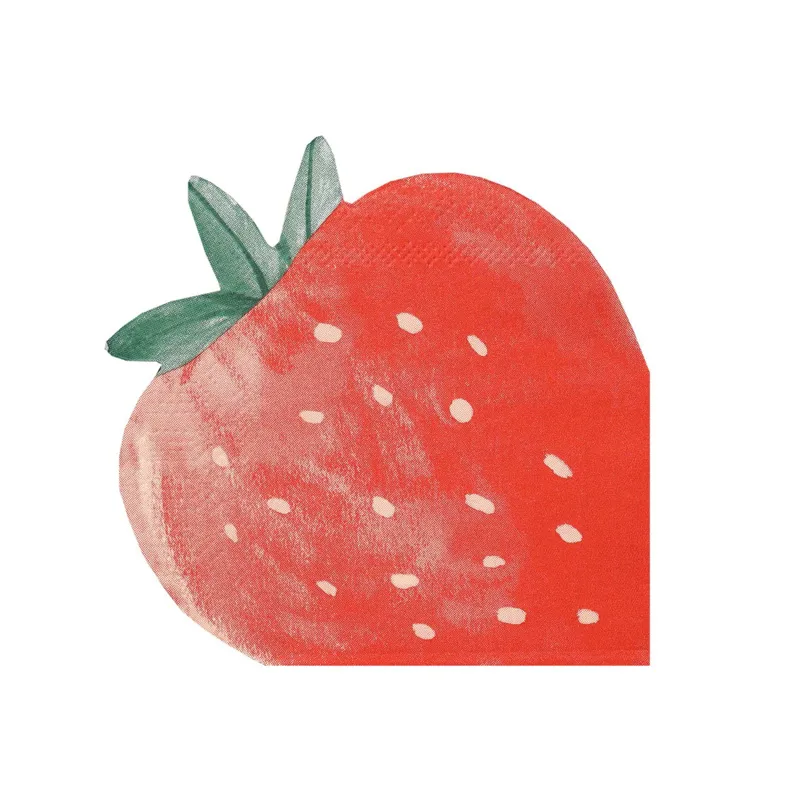 Talking Tables Strawberry Shaped Napkins-1