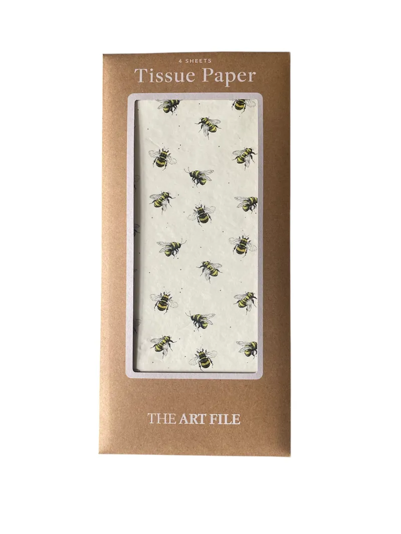 The Art File Bees Tissue Paper