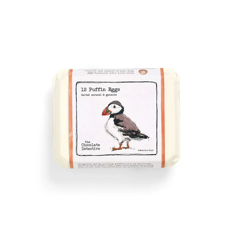 The Chocolate Detective 12 Puffin Eggs