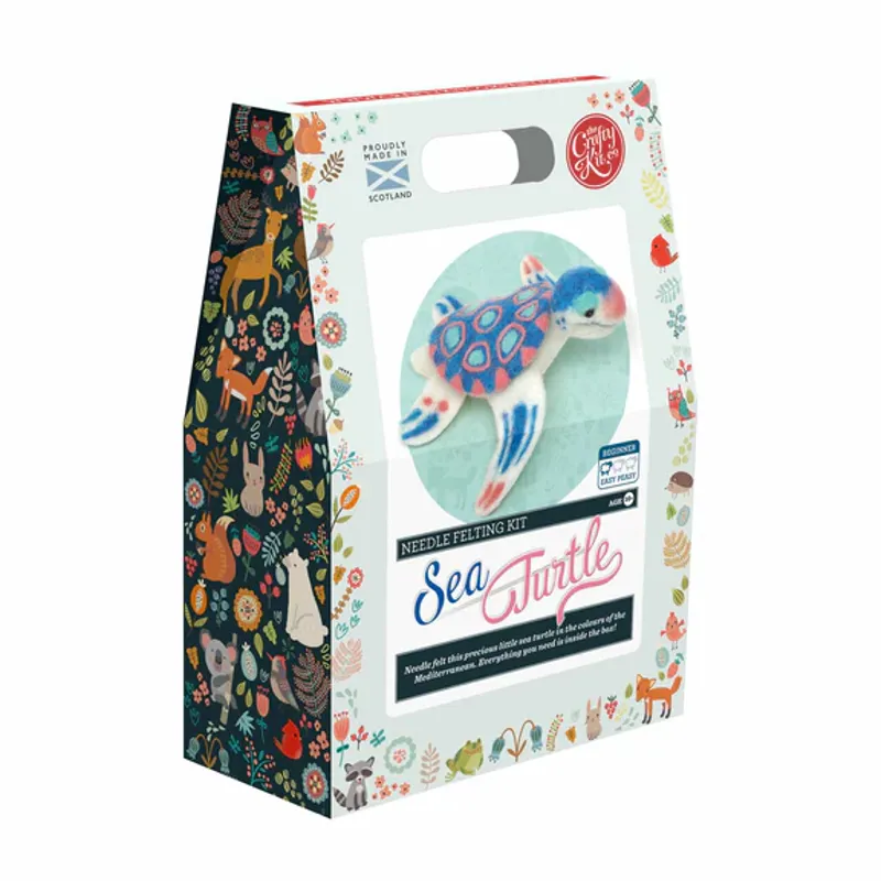 Crafty Kit Company Sea Turtle Felting Kit