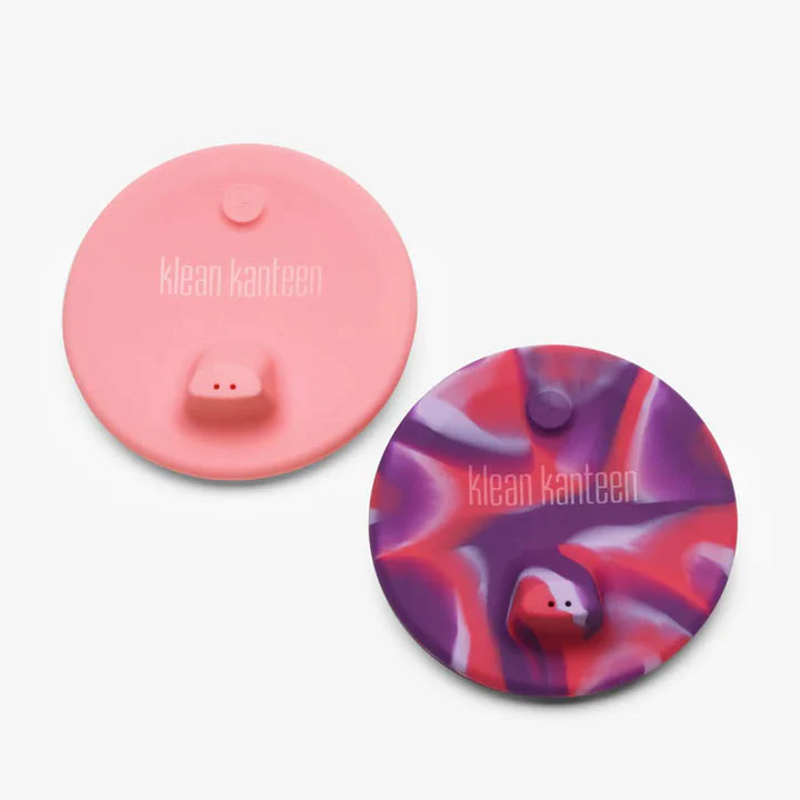Klean Kanteen Kid Sippy Lid Two Pack - Pink Tie Dye