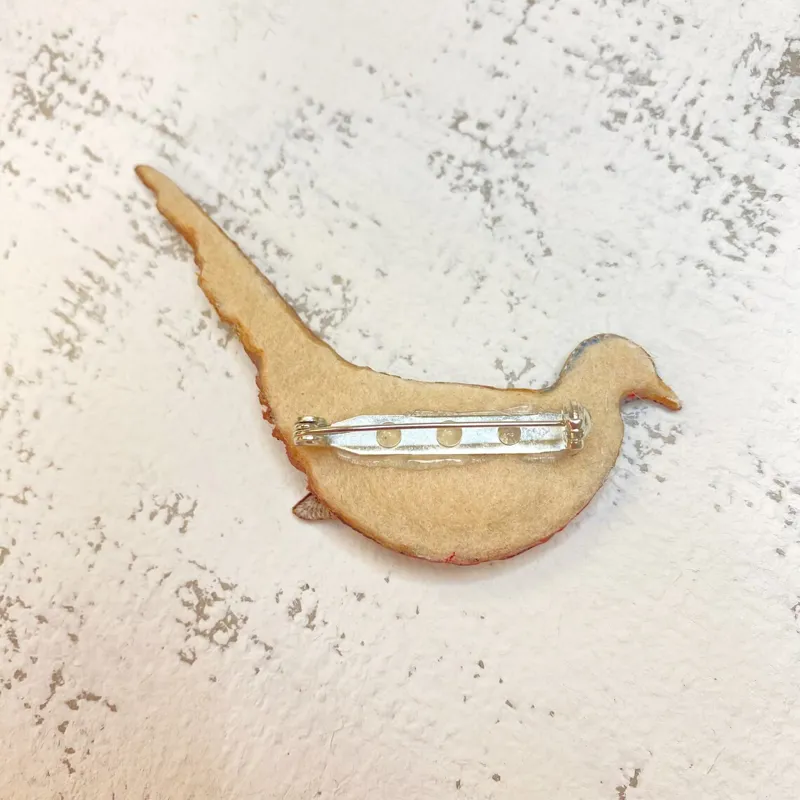 Vikki Lafford Garside Pheasant Brooch-2