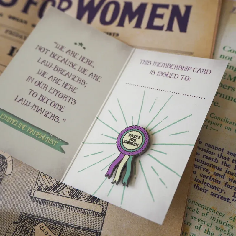 Literary Emporium Votes For Women Pin
