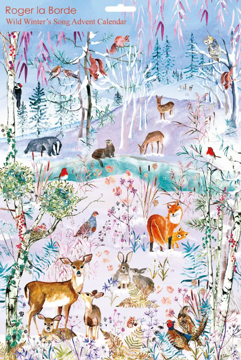 Roger la Borde Wild Winters Song Advent Calendar Card