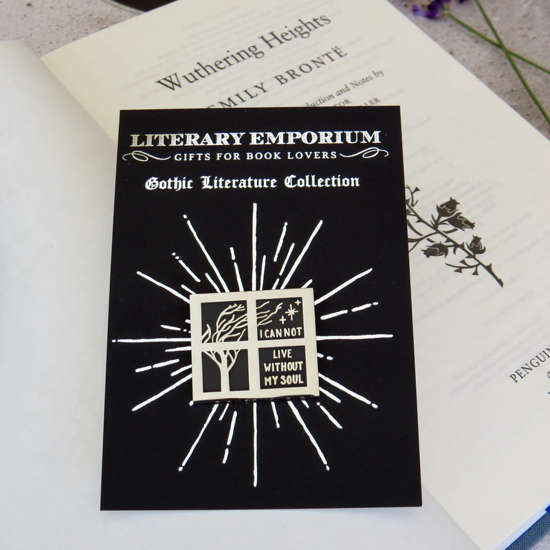 Literary Emporium Wuthering Heights Bronte Pin-1